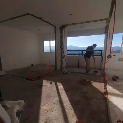 Demolição no Parque do Carmo