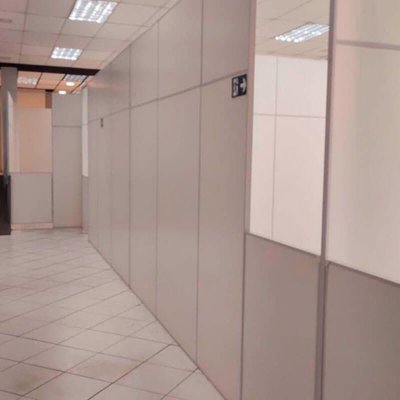 Divisória de Eucatex no Aeroporto